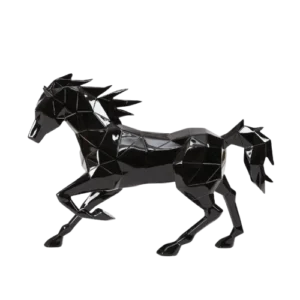 running horse statue