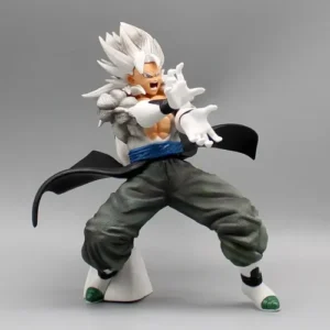 Silver fur Saiyan statue